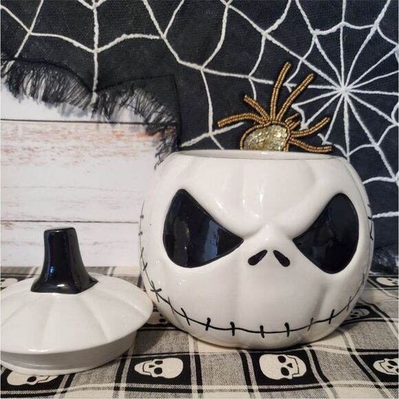 DISNEY Nightmare Before Christmas Jack Skellington Figural Canister and Mug Set - Picture 3 of 11